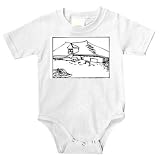 Onesie with "black and white", dwelling, Latvia, construction, shelter, Europe, home, building, house