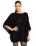 HKNB Heidi Klum for New Balance Womens Silk Butterfly Tunic, Black, Medium
