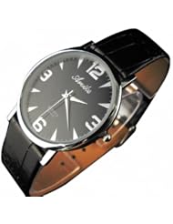Youyoupifa Unquie Fashion Black Band Men Lady Wrist Quartz Watch NBW0FA2275-BL3
