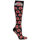 NCAA Ohio State Buckeyes "O" Dress Socks, Black