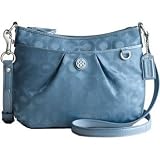 Coach Julia Sateen Accordian Zip Wallet Black - Coach 45379BLU