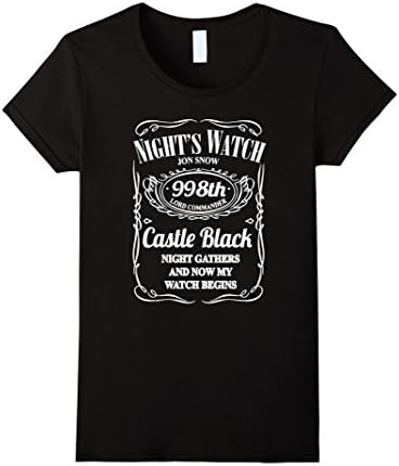 Women's Night's Watch T-Shirt Large Black