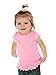Kavio! Infants Lettuce Edge Scoop Neck Cap Sleeve Top