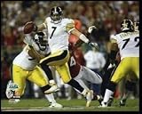 Ben Roethlisberger Pittsburgh Steelers NFL 8x10 Photograph Super Bowl XLIII Scrambling