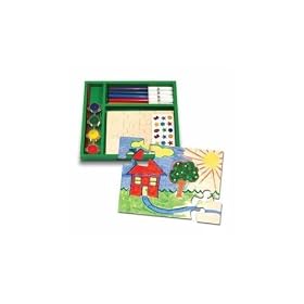 Decorate-Your-Own Wooden Jigsaw Puzzles