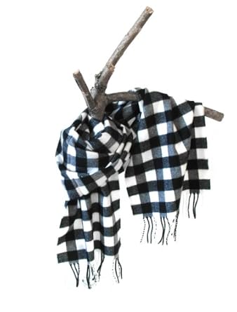 Red Blue Gray Yellow Buffalo Plaid Lumberjack Softer than cashmere 12 by 60 warm winter Plaid scarves for Men and Women