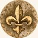 Set of Four Fleur de Lis Thirstystone Coasters - Style ts2141