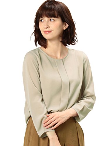(ユナイテッドアローズ グリーンレーベル リラクシング) UNITED ARROWS green label relaxing CR P/デシン F/タック PO ブラウス 35111440944