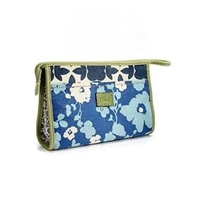 Fossil Weekender Printed Cotton Large Cosmetic Case