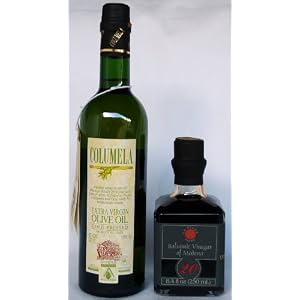 La Piana 20 Years Aged Balsamic Vinegar and Columela Extra Virgin Olive Oil paired set... by La Piana