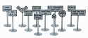 0-Rail Yard Signs
