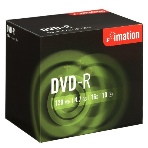 Imation 10x DVD-R 4,7GB 120Min 16x JC Preisvergleich