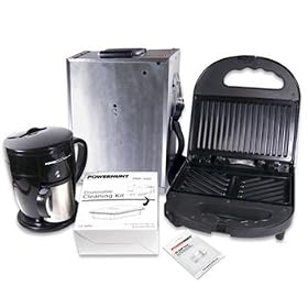 Power Hunt Portable Kitchen Dinner Kit (12 Volt Coffee Maker, Grill, Battery and Accessories) by 