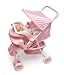 Doll Stroller Travel System - Pink Gingham