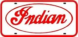 INDIAN LICENSE PLATE sign * st motorcycle