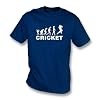 Buy Cricket Tshirts - Cricket Evolution Bowler T-shirt, Color Navy
