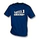 Cricket Evolution Bowler T-shirt, Color Navy
