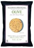 FoodShouldTasteGood Tortilla Chips, Olive, An All Natural Recipe, 6-Ounce Bags (Pack of 12)