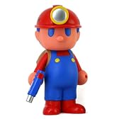 オールドゲームヒーローズ スペランカー ソフビ完成品