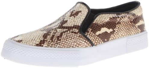 Steve Madden Women's Tnyc-S Fashion Sneaker,Natural Snake,10 B US