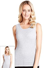 2 Pack Sleeveless Pointelle Thermal Vests