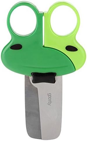 Kids Round Edge Scissors FROG 14 cm (5.51 inches) Stainless Steel