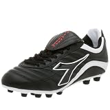 Diadora Mens Squadra MD PU Soccer Cleat,Black/White,8 M