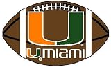 Miami Hurricanes 23 x 36 Football Rug