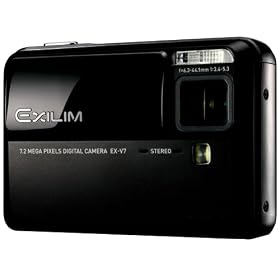 Casio EX-V7BKDDB Digital Camera - Black (7.2MP, 7 x Optical Zoom)