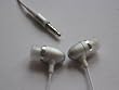 SNY Aluminum Noise-Canceling Earphones for Apple iPod nano 4G, iPhone and other iPods, Silver