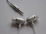 SNY Aluminum Noise-Canceling Earphones for Apple iPod nano 4G, iPhone and other iPods, Silver