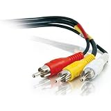 C2G / Cables to Go 40447 Value Series RCA Type Audio Video Cable (3 Feet, Black)