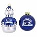 Topperscot Penn State Nittany Lions Mini Blown Glass Snowman and Ornament
