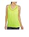 Women's Bungee Tank Top with Mesh Details Yoga Workout Top Gym Activewear
