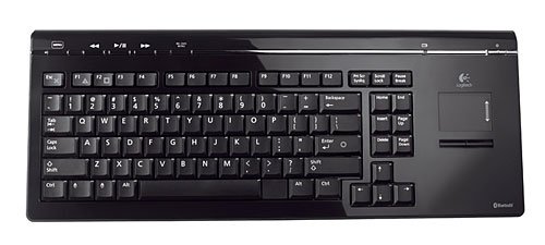 Logitech Cordless Mediaboard Pro Keyboard
&
Mouse Pad Touchpad Touch Pad Built In , Wireless Bluetooth 2.0 , Designed For Playstation3 Ps3 , Works Also With Pcs Equipped With Bluetooth , Perfect For Htpc Media Centre Pcs , Italian Layout , Brand New Picture