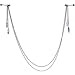 Bejeweled Barbell Nipple Chain MADE WITH SWAROVSKI ELEMENTS