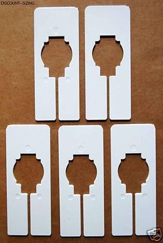 40 Pcs - Black Rectangular Plastic Rack Size Dividers for Clothing Rack