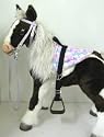 Butterscotch S'mores Interactive Horse Saddle Set -Pastel
