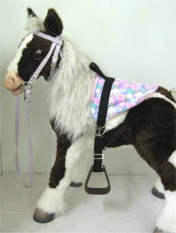 Butterscotch S'Mores Interactive Horse Saddle Set - Blue