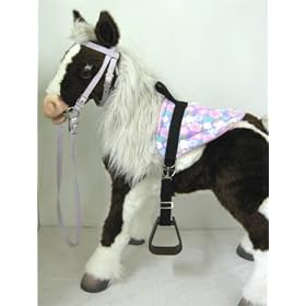 410iNWxzImL. SL500 AA280  Butterscotch Smores Interactive Horse Saddle Set  Pastel