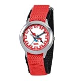 Marvel Comics Kids' W000112 Spider-Man Stainless Steel Time Teacher Watch