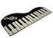 PANDA SUPERSTORE Creative Carpet Piano Bath Rug Classic Piano Hallway Living Room Rug