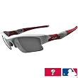 Oakley Philadelphia Phillies Flak Jacket XLJ Men's Special Editions Major League Baseball Sports Wear Sunglasses w/ Free B&F Heart Sticker
