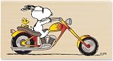 410iTBTo80L. SL160  Peanuts Wood Mounted Rubber Stamp: Snoopys Chopper
