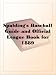 Search : Spalding's Baseball Guide and Official League Book for 1889