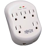 TRIPP LITE SK5TEL-0 Surge Protector Wallmount Direct Plug in 5 Outlet RJ11 1080 Joule