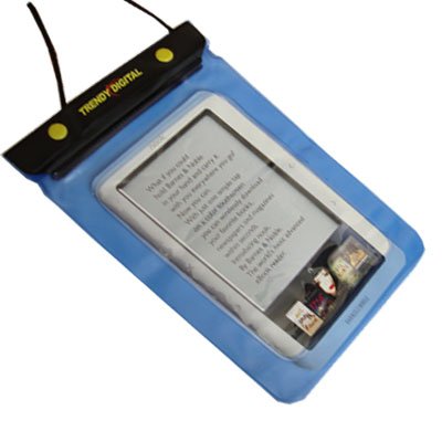 TrendyDigital WaterGuard Waterproof Case for Nook eBook Reader from Barnes & Noble, Blue Border