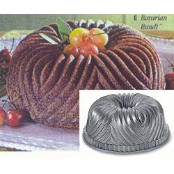 Bavarian Bundt pan 10 cup capacity 8-1 2" diam. with  by Nordic Ware