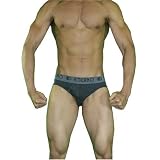 Review   / 40 LOT: Mens Eterno Italy Short Briefs Underwear: Color - Grey