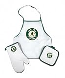 Oakland Athletics Tailgate & Kitchen Grill Combo Set